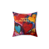 Valentine's Spun Polyester Square Pillow